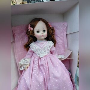 Madame Alexander Doll  Pink Lace Doll with Brown Hair